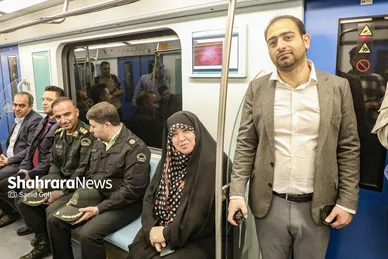 عملیات «تست‌گرم» بخش اول خط سوم قطار شهری مشهد