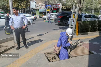 عکس‌هایی از روند احیای تونل تاریخی میدان ده دی