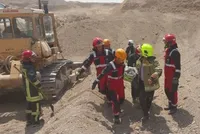 فوت دلخراش مرد میانسال با چرخ لودر