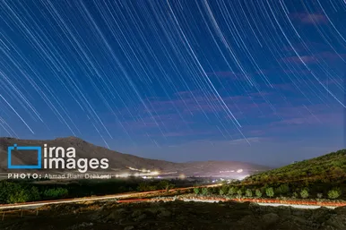عکس‌هایی از بارش شهابی برساوشی