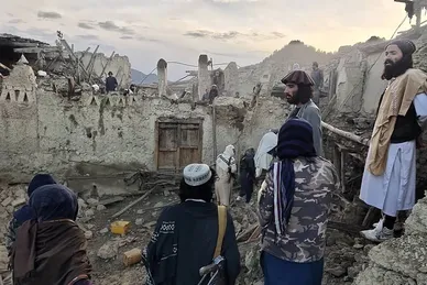 عکس‌هایی از زلزله بامداد امروز در افغانستان