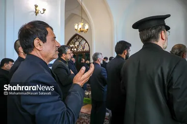 عکس‌هایی از آیین سنتی«صلا» همزمان با اولین روز ماه محرم در حرم مطهر رضوی