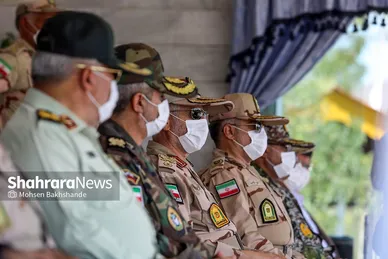 آیین دانش‌آموختگی فراگیران مرکز آموزش مرزبانی خراسان‌ رضوی‎‎