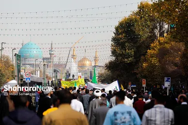 گزارش تصویری | راهپیمایی ۱۳ آبان ۱۴۰۳ در مشهد