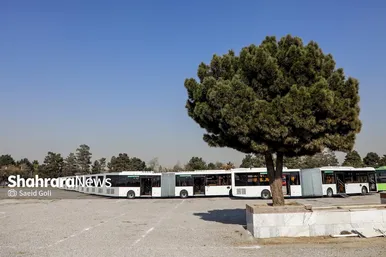 گزارش تصویری | مراسم رونمایی از ۳۰ دستگاه اتوبوس شهری در مشهد