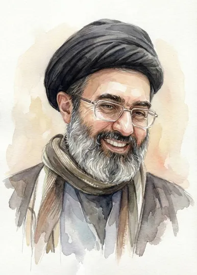 عکس و پوسترهایی از آیت‌الله سید مجتبی خامنه‌ای سومین رهبر انقلاب اسلامی ایران