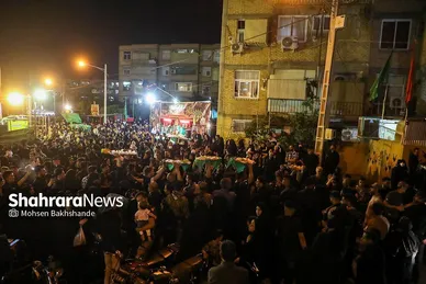 آیین سینی گردانی حضرت قاسم علیه السلام در شب هشتم محرم
