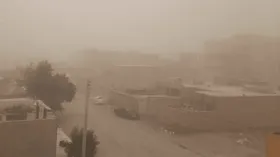 سرعت طوفان در زابل از ۱۰۰ کیلومتر بر ساعت گذشت (۲۰ خرداد ۱۴۰۵)
