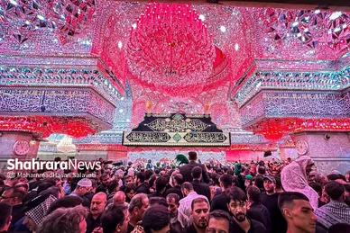 گزارش تصویری | حال و هوای کربلای معلی در شب جمعه ، شب زیارتی سیدالشهدا (ع)، در آستانه اربعین حسینی