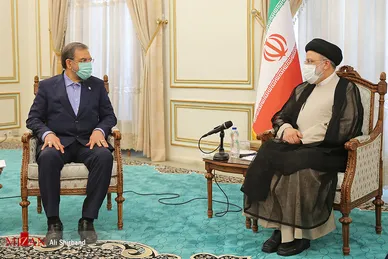 دیدار صمیمانه رئیس جمهور منتخب با کاندیداهای انتخابات ۱۴۰۰