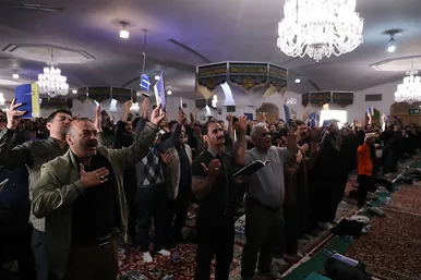 مراسم احیای ناشنوایان در حرم مطهر امام رضا(ع) 