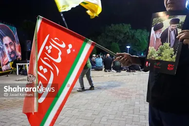 گزارش تصویری | یکصدوبیست‌وششمین شب حضور مردم مشهد در خیابان