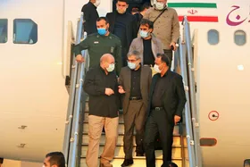 محمد باقر قالیباف، رییس مجلس شورای اسلامی وارد مشهد شد