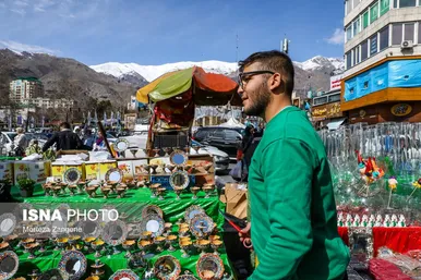 میدان تجریش در آستانه نوروز ۱۴۰۳
