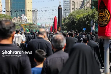 عکس‌هایی از مراسم جاماندگان اربعین در مشهد (۴ شهریور ۱۴۰۳)