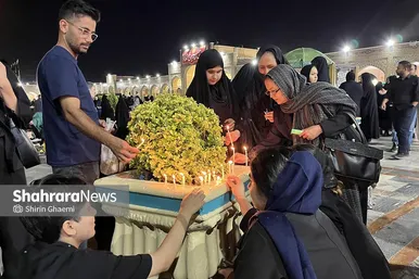 گزارش تصویری |حال و هوای شام غریبان در مشهدالرضا (ع)