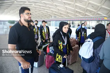 مراسم استقبال از قهرمانان نوجوان بدمینتون آسیا