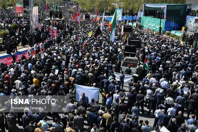 تشییع باشکوه پیکر سردار شهید زاهدی در اصفهان