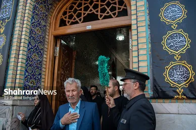عزادرای شهادت امام رضا (ع) در حرم مطهر رضوی