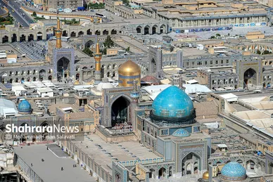 تصاویر هوایی از شهر مشهد و حرم مطهر رضوی