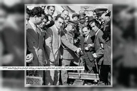ریلی که قطار را به مشهد رساند به روایت مطبوعات قدیمی | میخی که ۸۵ سال پیش کوبیده شد
