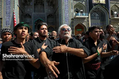 عزاداری روز شهادت امام رضا (ع) در حرم مطهر رضوی