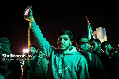 جشن مردم مشهد در حمایت از مردم فلسطین و عملیات «طوفان الاقصی»