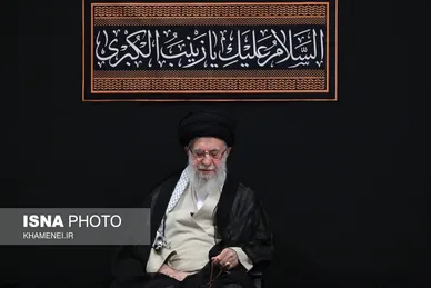 مراسم عزاداری دانشجویان به‌مناسبت اربعین حسینی علیه‌السلام در حضور رهبر انقلاب