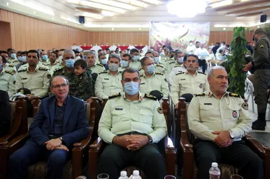  مراسم تودیع ومعارفه فرمانده انتظامی مشهدمقدس 