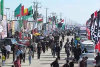 برنامه عزاداری تعدادی از موکب‌ها در کربلا به مناسبت اربعین حسینی ۱۴۰۵
