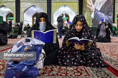 گزارش تصویری | مراسم احیای دومین شب قدر در حرم مطهر امام رضا (ع) -۲