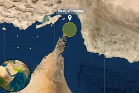 گزارش اصابت پرتابه ناشناس به یک تانکر در تنگه هرمز (۱۰ مهر ۱۴۰۵)