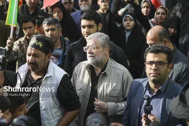 گزارش تصویری | مراسم چهلمین روز شهادت رهبر شهید انقلاب اسلامی در مشهد ۱
