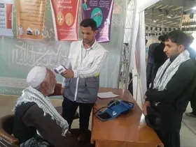 خدمت&zwnj;رسانی به زائران اربعین حسینی ۱۴۰۳ در &laquo;ایستگاه سلامت&raquo; مرز دوغارون تایباد