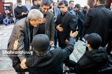 گزارش تصویری | مراسم ترحیم همسر و فرزندان معاون رئیس‌جمهور در مشهد