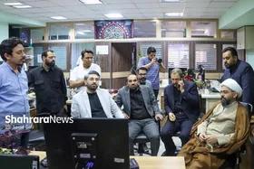 گزارش تصویری | بازدید جمعی از اعضای شورای شهر از موسسه شهرآرا به مناسبت روز خبرنگار