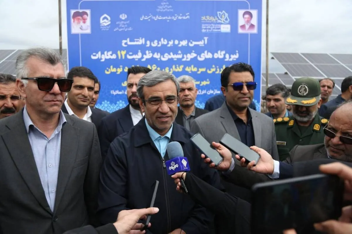 استاندار خراسان رضوی: تجربه جنگ نشان داد تولید برق از انرژی‌های خورشیدی یک ضرورت است