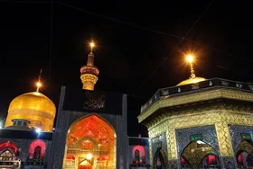 حرم مطهر رضوی سوگوار شهادت ام&zwnj;الائمه (ع) شد
