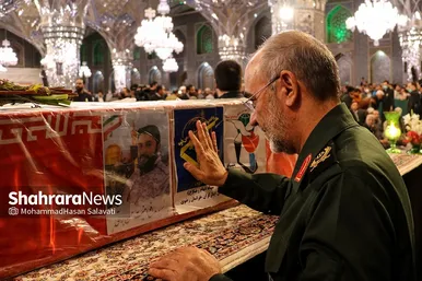 تشییع پیکر شهید مدافع امنیت «حسن براتی» در مشهد