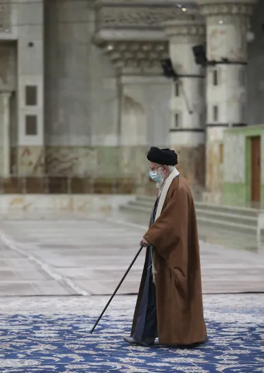 حضور رهبر معظم انقلاب در مرقد مطهر امام خمینی(ره) و گلزار شهیدان