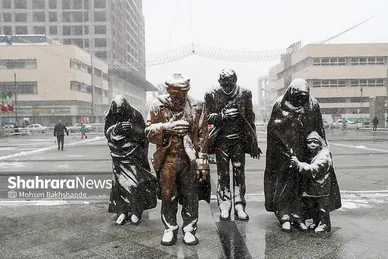 گزارش تصویری | بارش برف در مشهد (۲۱ بهمن ۱۴۰۳)