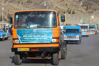 مانور عملیات زمستانه معاونت محیط زیست و خدمات شهری
