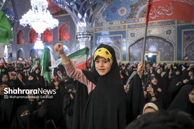 گزارش تصویری | مراسم چهلمین روز شهادت رهبر شهید انقلاب اسلامی در حرم مطهر رضوی