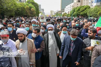 تشییع پیکر شهید حجت الاسلام دارایی در مشهد