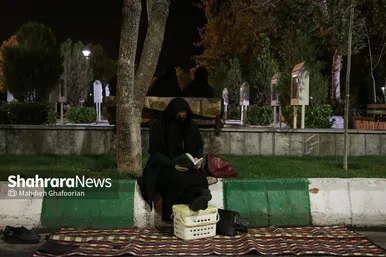 مراسم احیای شب ۲۱ ماه رمضان در بهشت رضا(ع)