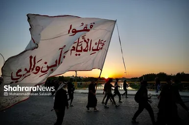 عکس | زائران پیاده در مسیر کربلا (۲)
