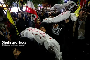 گزارش تصویری | اجتماع مردمی «بیعت با نصرالله» در مشهد