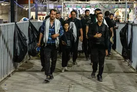آغاز موج برگشت زائران عتبات عالیات | تردد حدود ۱۲۹ هزار زائر از مرز مهران در ایام محرم