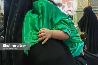 گزارش تصویری | مراسم شیرخوارگان حسینی در حرم مطهر رضوی برگزار شد