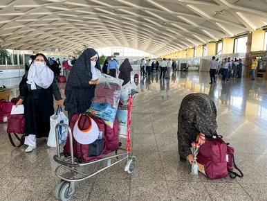 بازگشت اولین کاروان حجاج خراسانی 